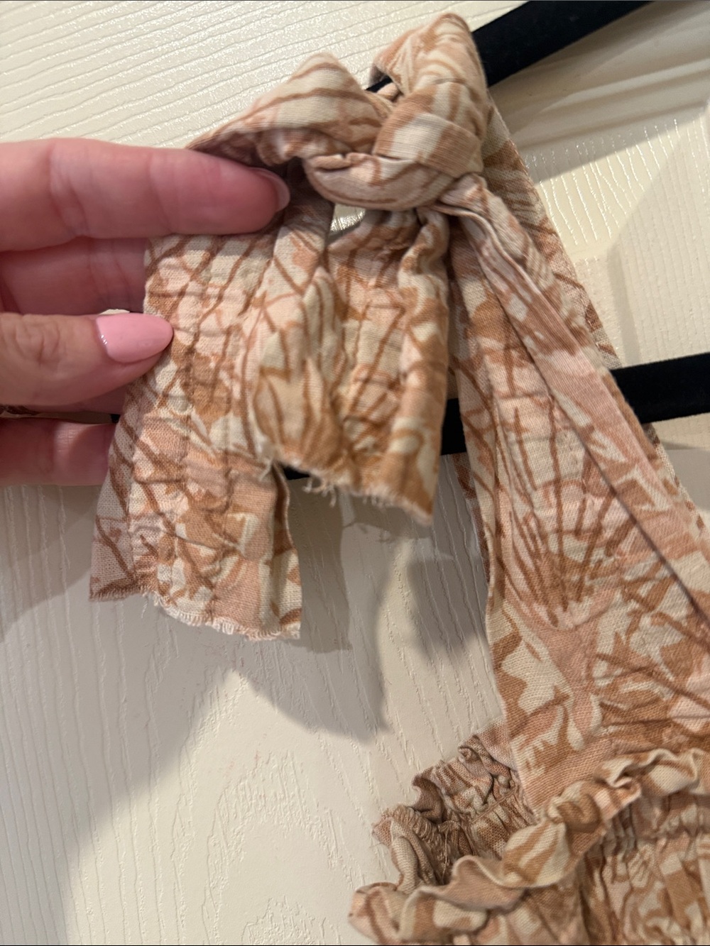 Madewell Lucie linen blend smocked dress, large - Picture 5 of 8